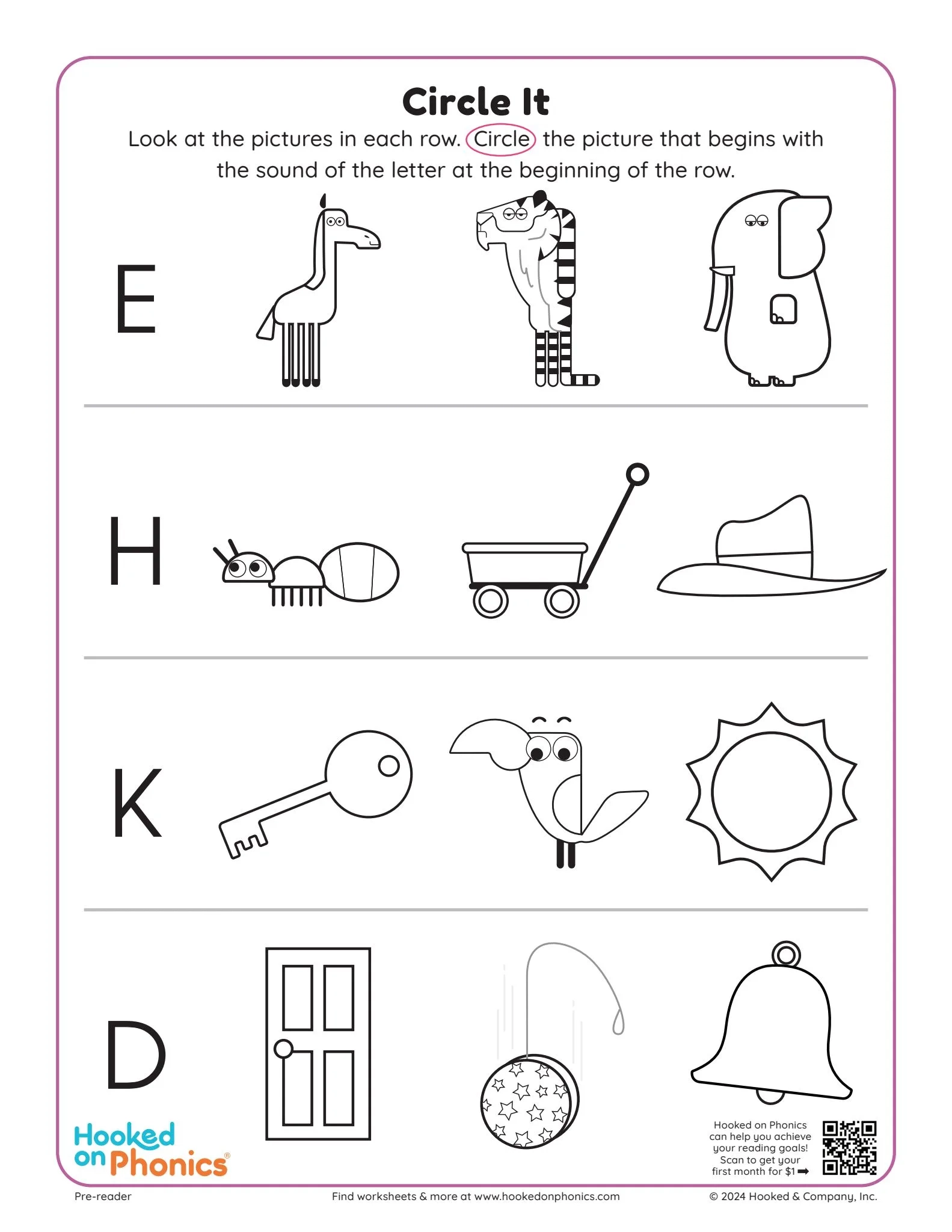Capital Letter Worksheet For Preschool