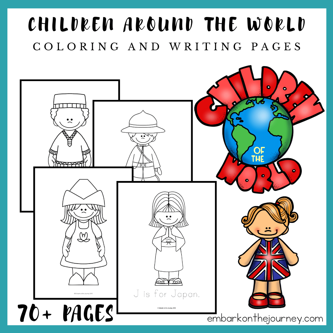 Children Of The World Printable Worksheets Children Of The World Printable Worksheets
