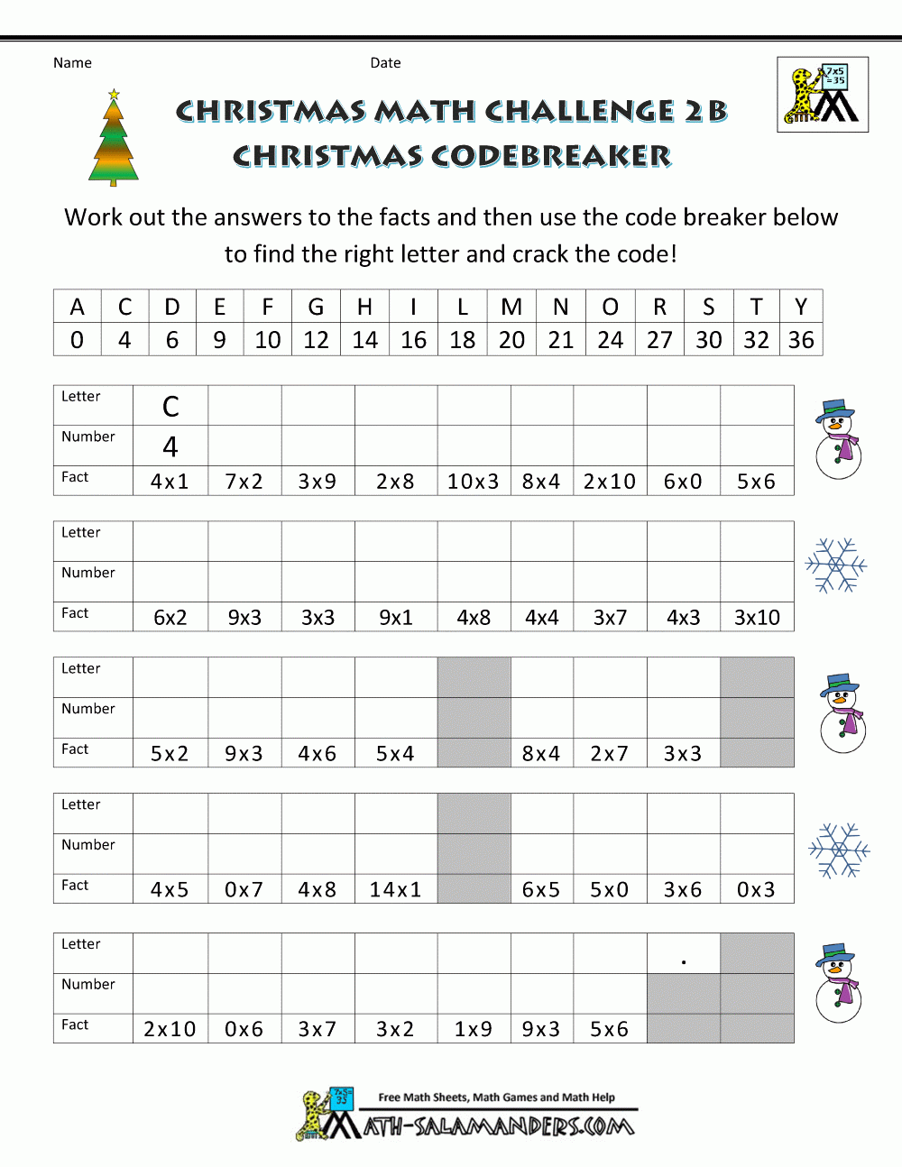 Free Printable Math Worksheets Christmas Free Printable Math Worksheets Christmas