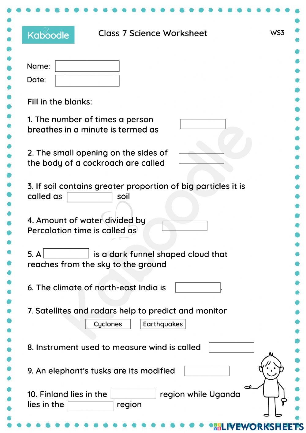 Printable Year 7 Science Worksheets Printable Year 7 Science Worksheets