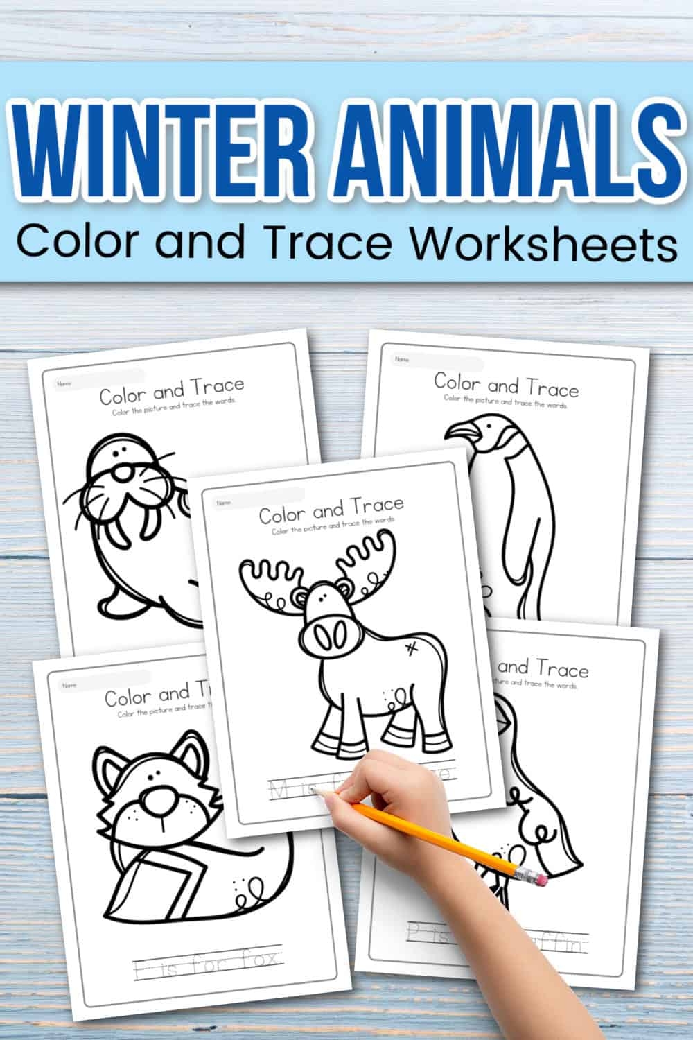 Preschool Winter Animals Printables Preschool Winter Animals Printables