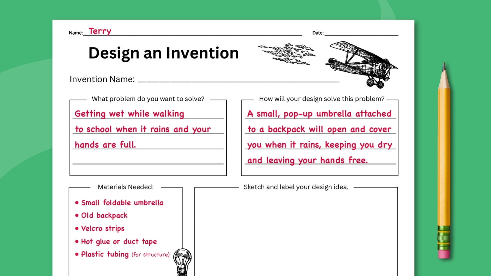 Printable Inventions Worksheet Printable Inventions Worksheet