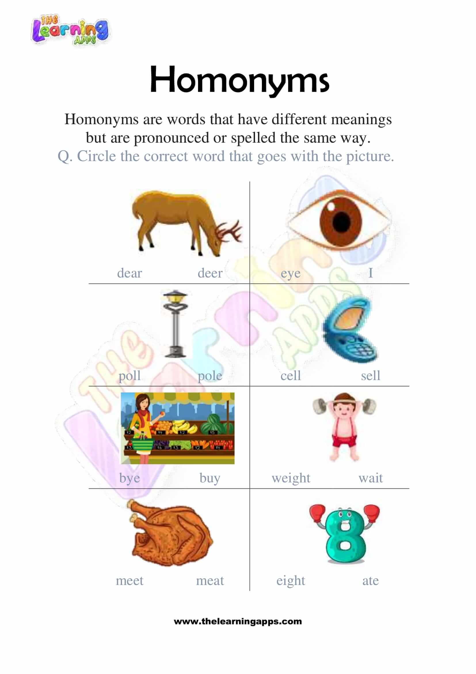 Free Homonyms Worksheets 3rd Grade Free Homonyms Worksheets 3rd Grade