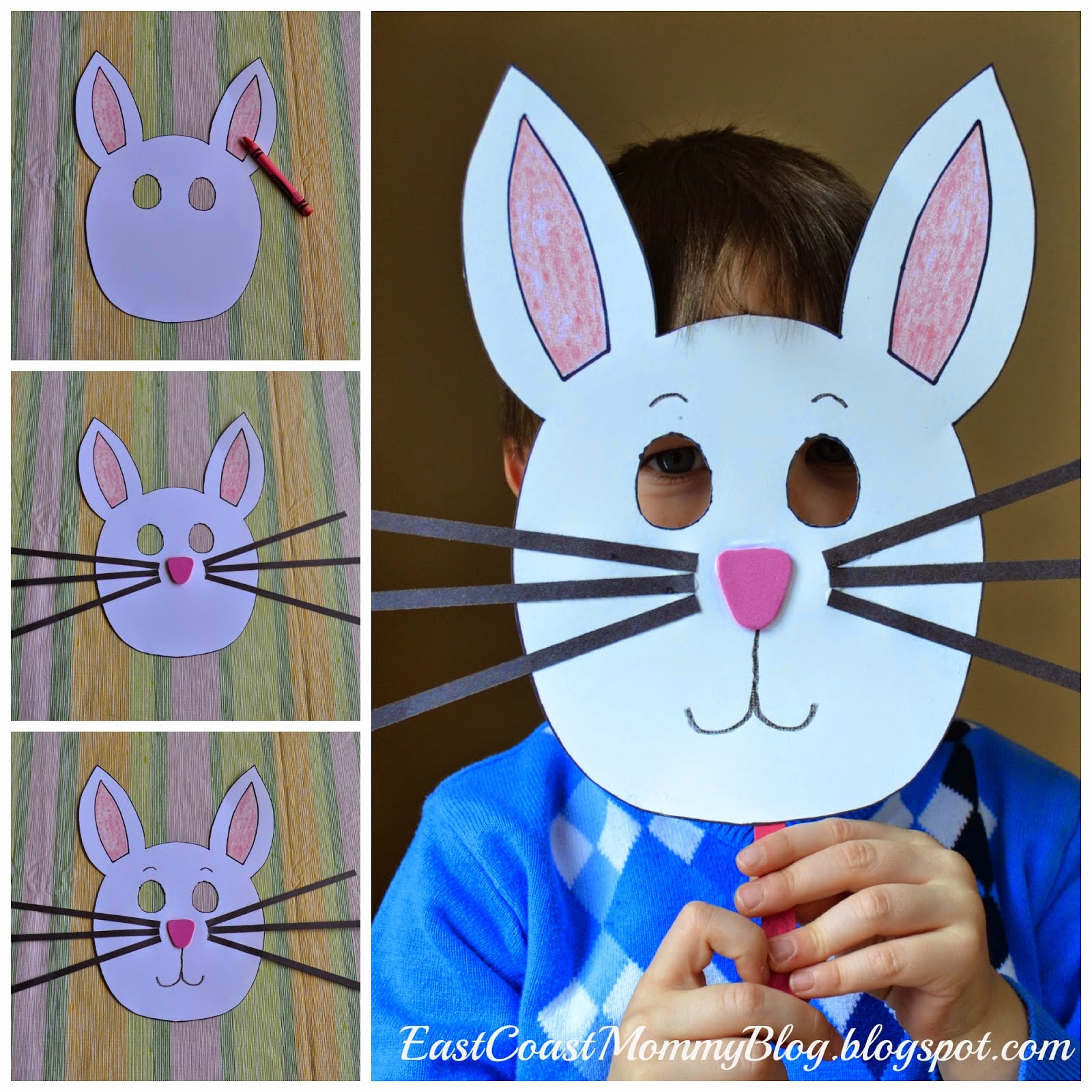 Printable Bunny Mask For Preschool Printable Bunny Mask For Preschool
