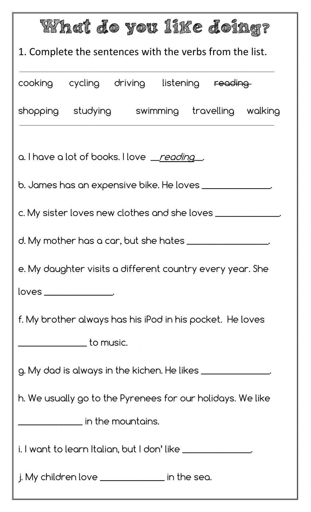 Free Printable Esl Worksheets For Adults Free Printable Esl Worksheets For Adults