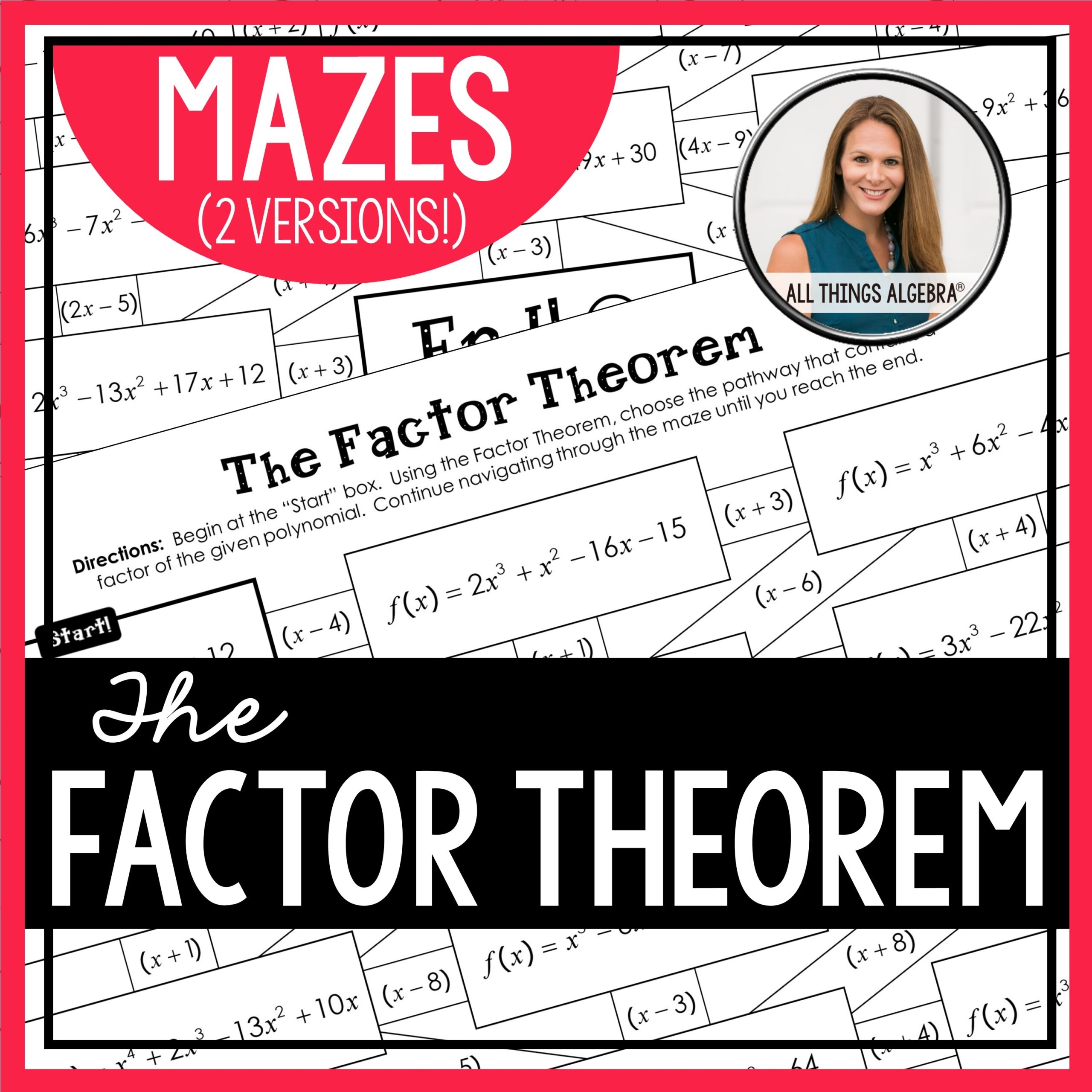 The Remainder Theorem Maze Worksheet Answers The Remainder Theorem Maze Worksheet Answers