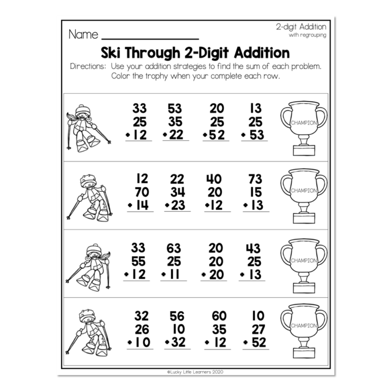 Free Addition With Carrying Worksheet 2nd Download Free Addition With Carrying Worksheet 2nd Png Images Free Worksheets On Clipart Library