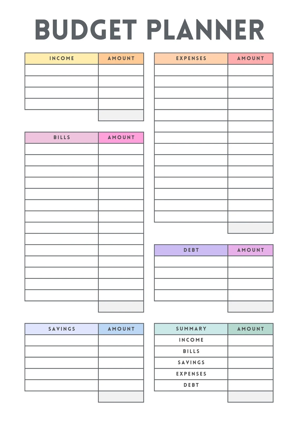 Budget Worksheet Printable Free Budget Worksheet Printable Free