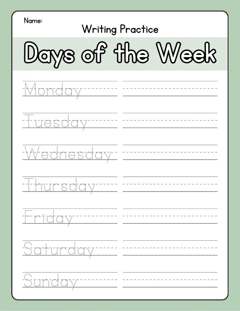 Free Custom 1st Grade Writing Worksheet Templates Canva
