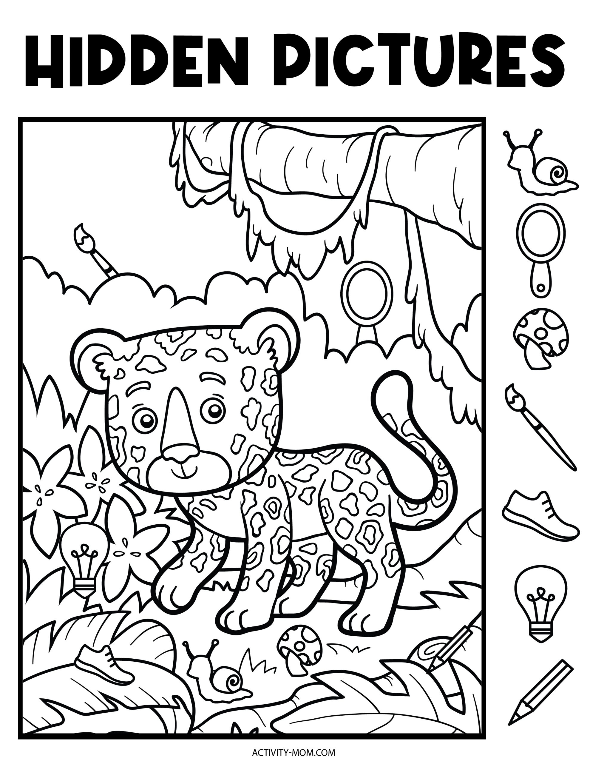 Free Printable Hidden Pictures For Preschoolers Free Printable Hidden Pictures For Preschoolers