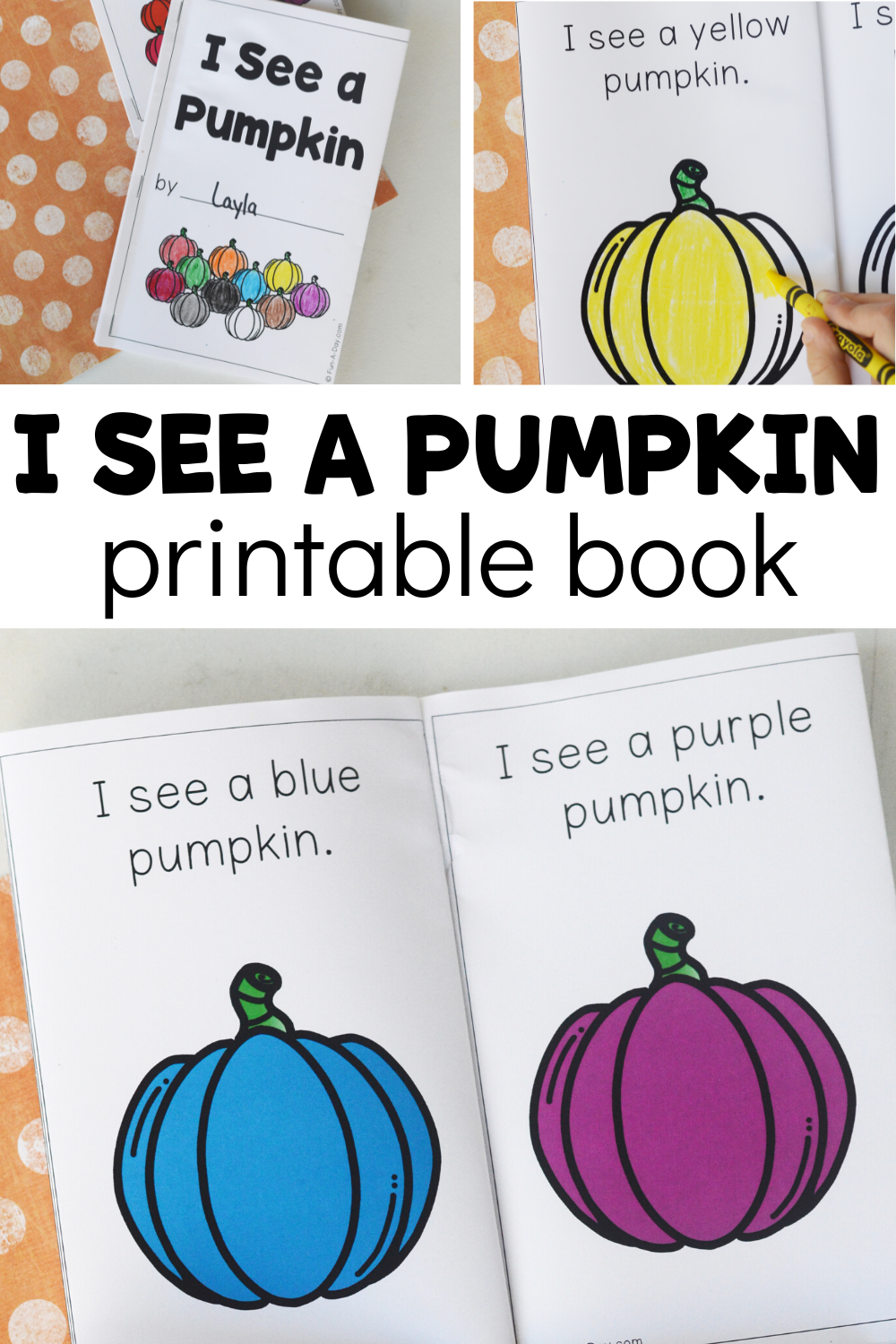 Preschool Pumpkin Printable Book Preschool Pumpkin Printable Book