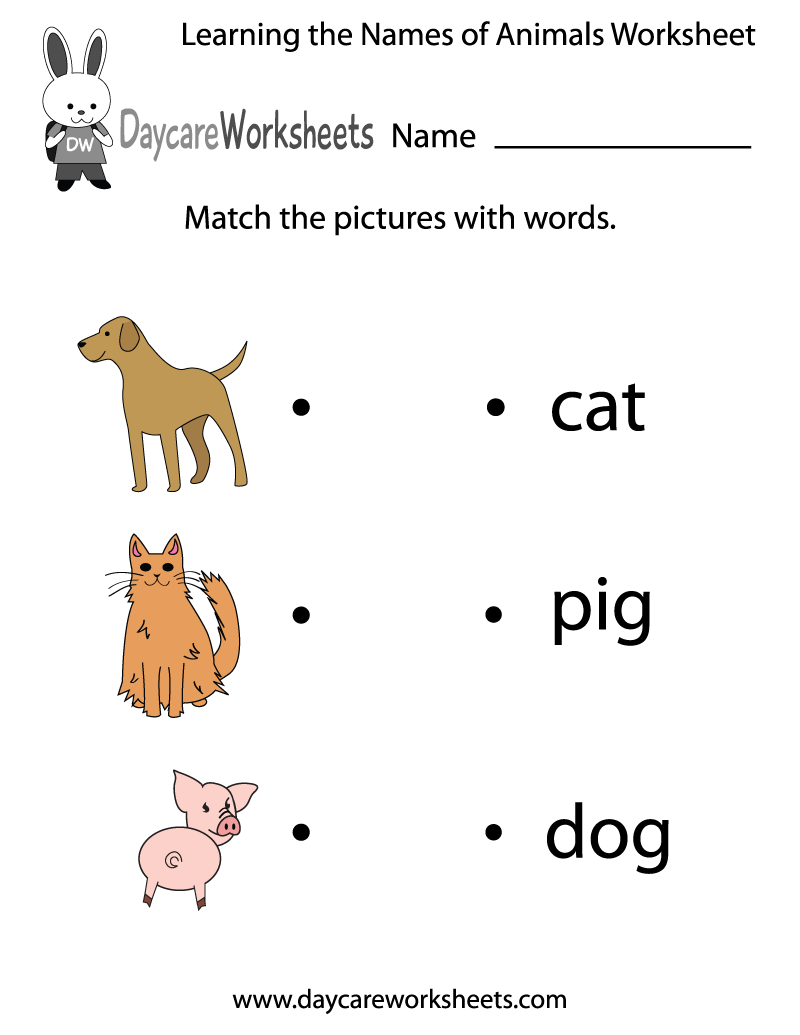 Preschool Animal Worksheets Preschool Animal Worksheets