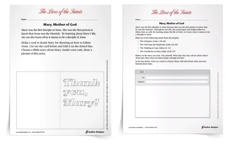 Free Mary Mother Of God Activities Prayers Month Of Mary