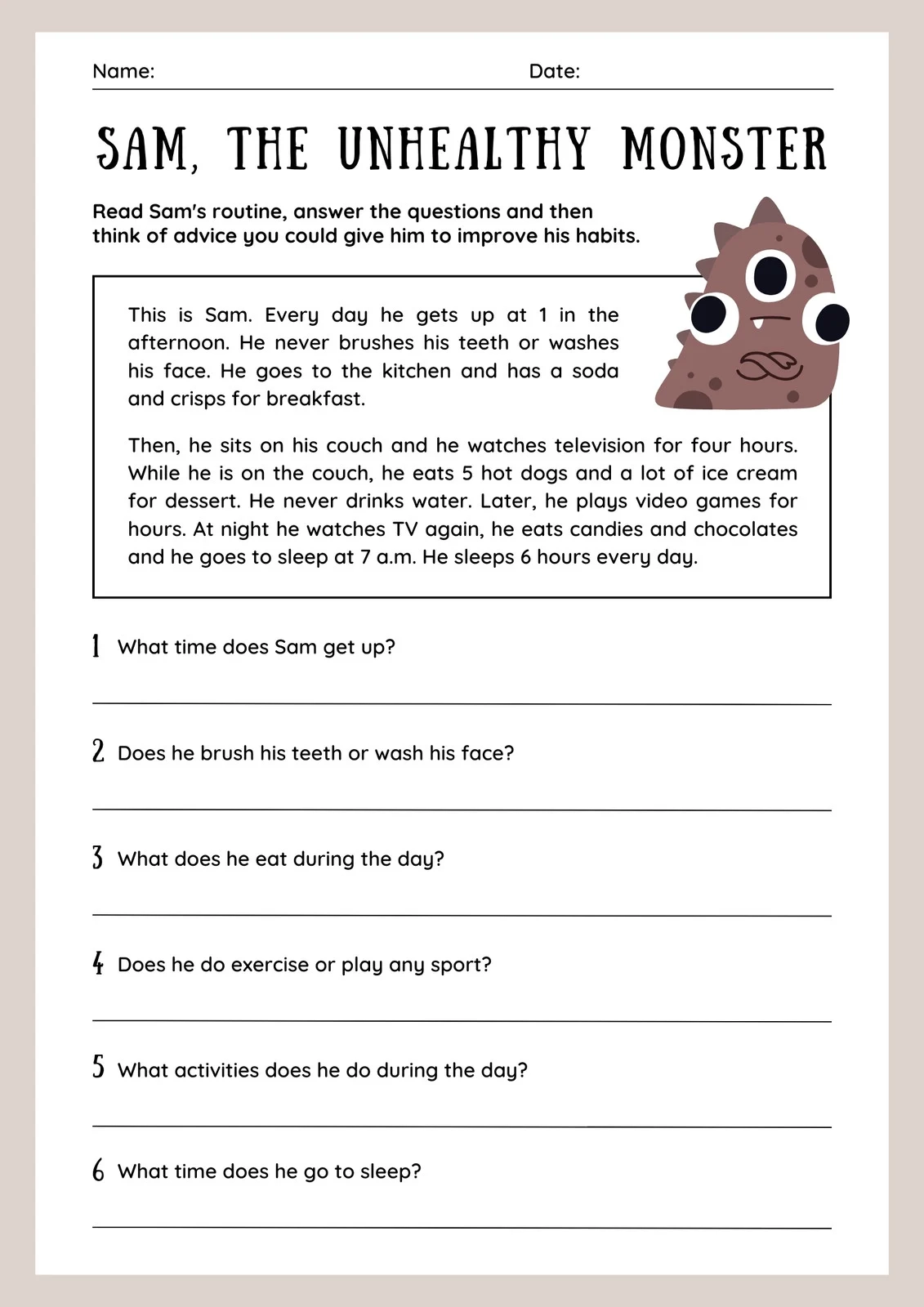 3rd Grade Free Printable Reading Worksheets 3rd Grade Free Printable Reading Worksheets