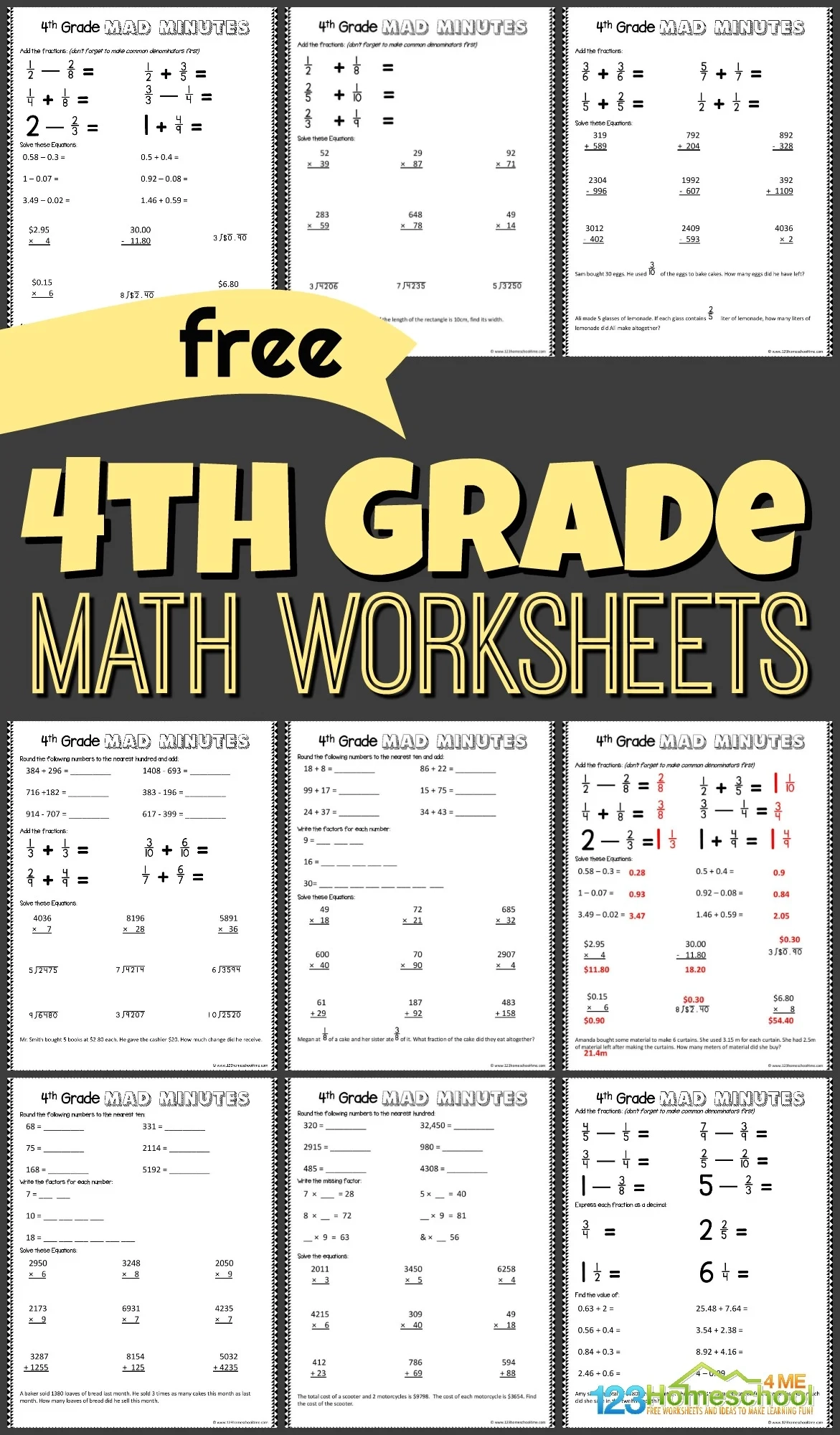 Go Math 4th Grade Printable Worksheets Go Math 4th Grade Printable Worksheets