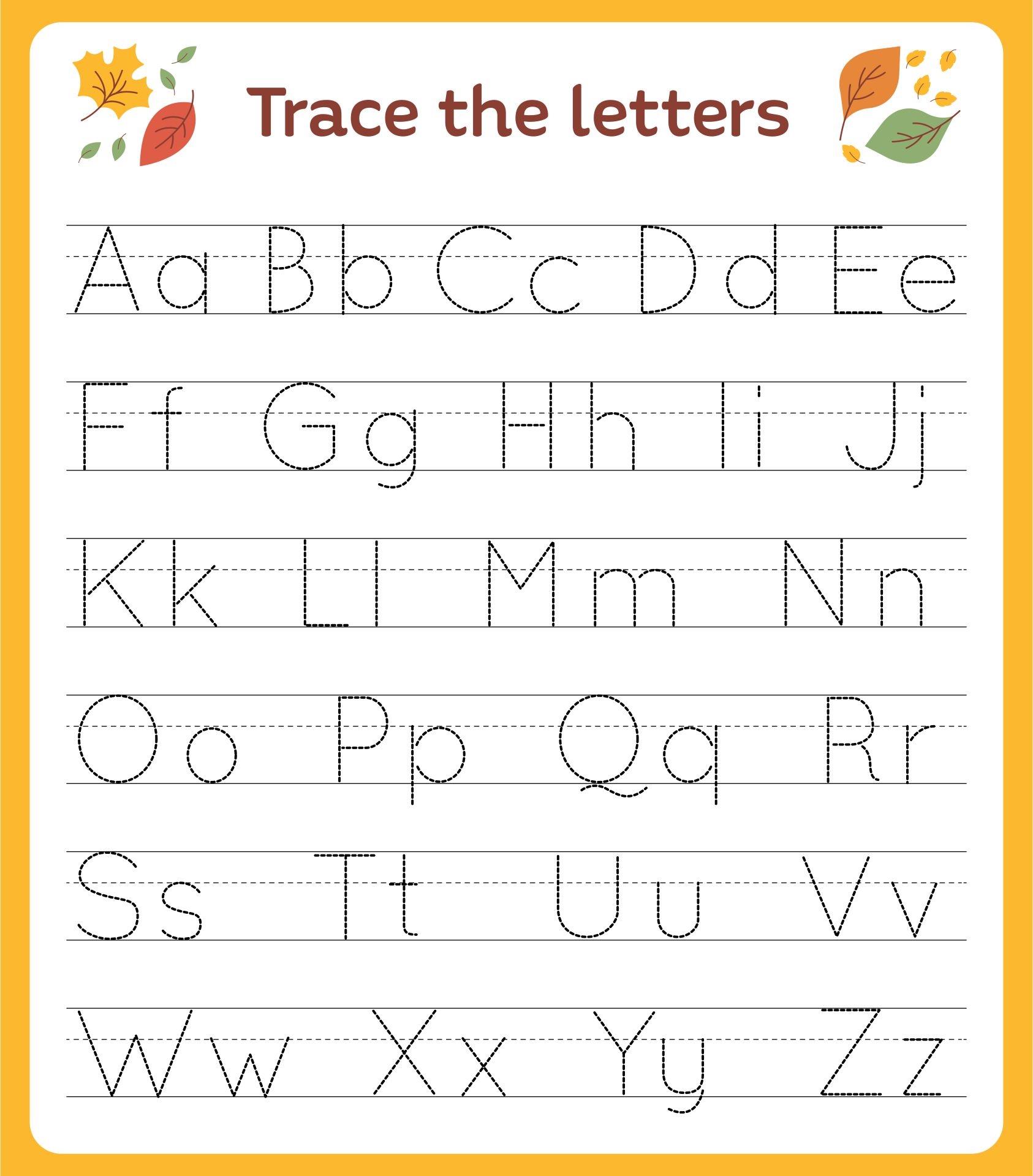 Alphabet Free Printable Preschool Worksheets Alphabet Free Printable Preschool Worksheets