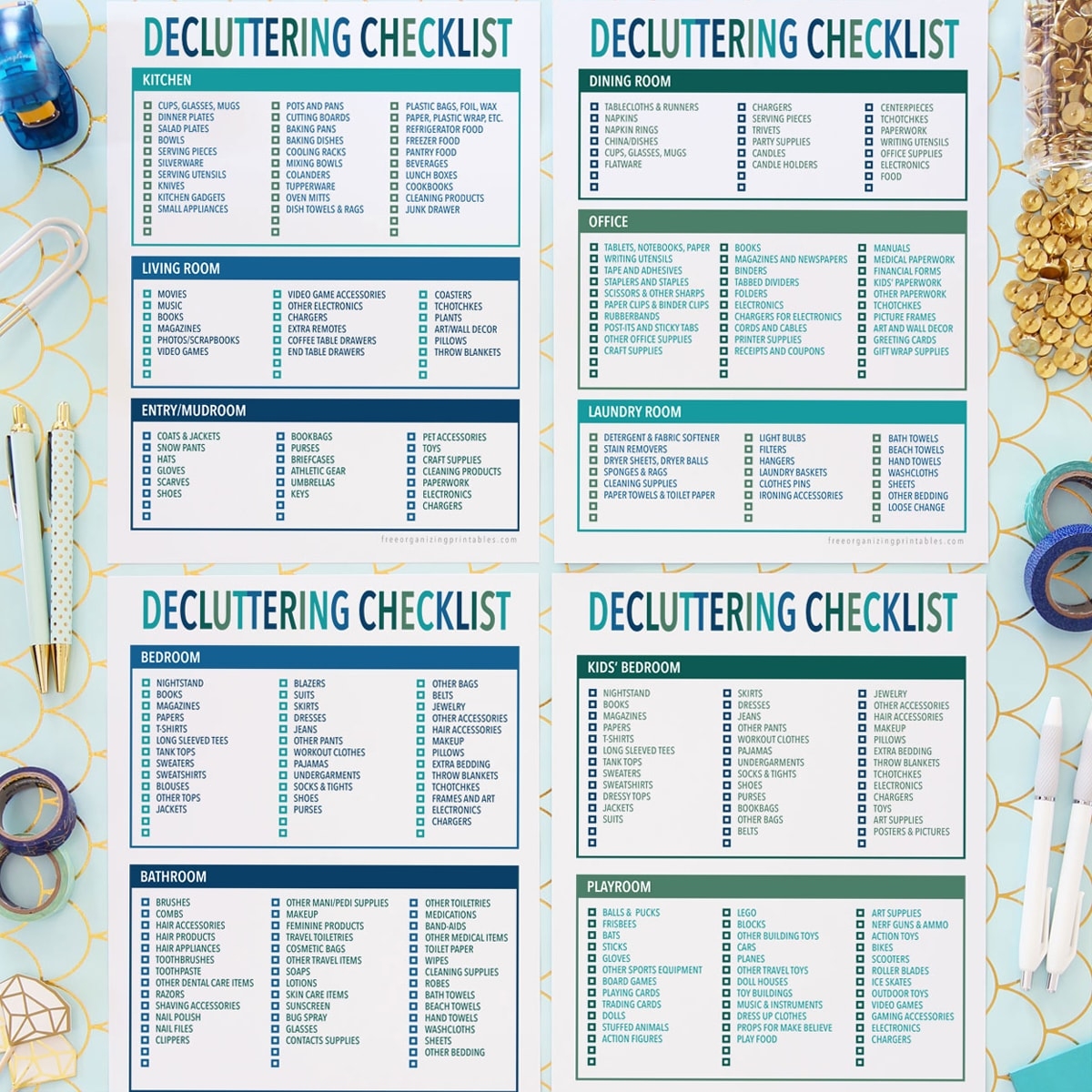 Free Printable Declutter Worksheet Free Printable Declutter Worksheet