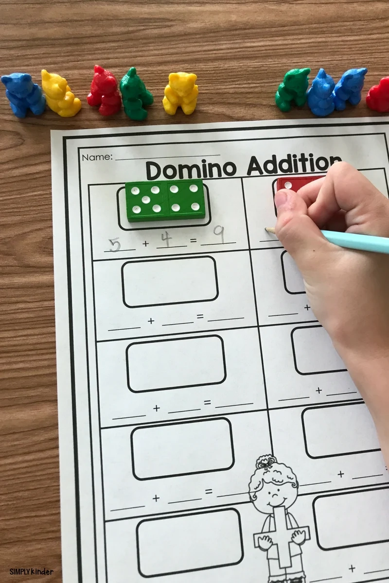 Kindergarten Domino Number Recognition Free Worksheet Kindergarten Domino Number Recognition Free Worksheet