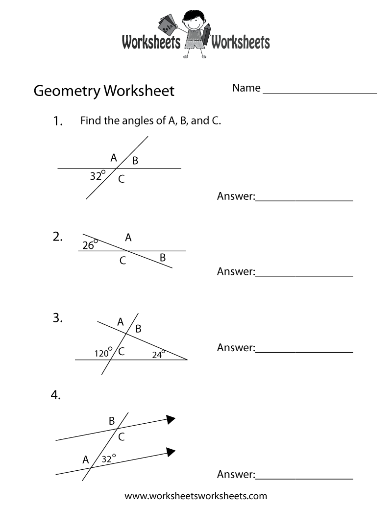 Free Printable Angle Worksheets Free Printable Angle Worksheets