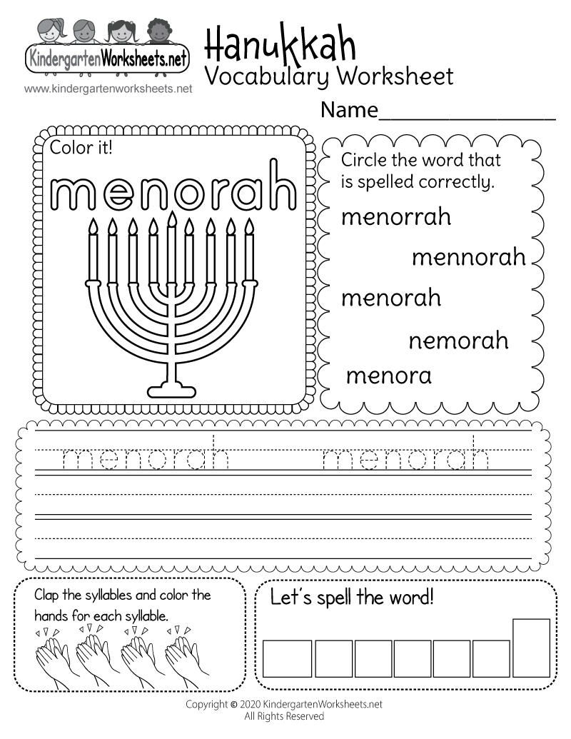 Hanukkah Activities For Preschoolers Printable Hanukkah Activities For Preschoolers Printable