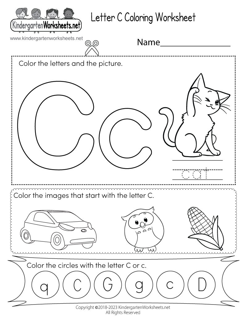 Free Printable Preschool Worksheets Letter C Free Printable Preschool Worksheets Letter C