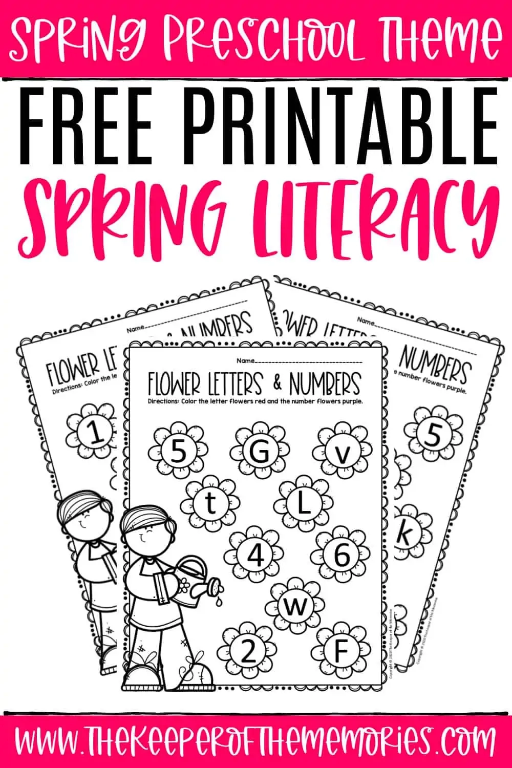 Free Printable Preschool Literacy Activities Free Printable Preschool Literacy Activities