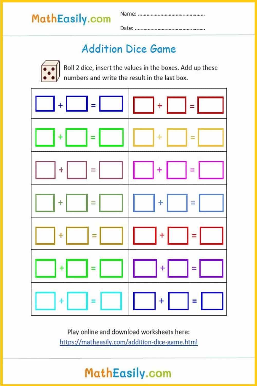 Free Printable Math Worksheets Games Free Printable Math Worksheets Games