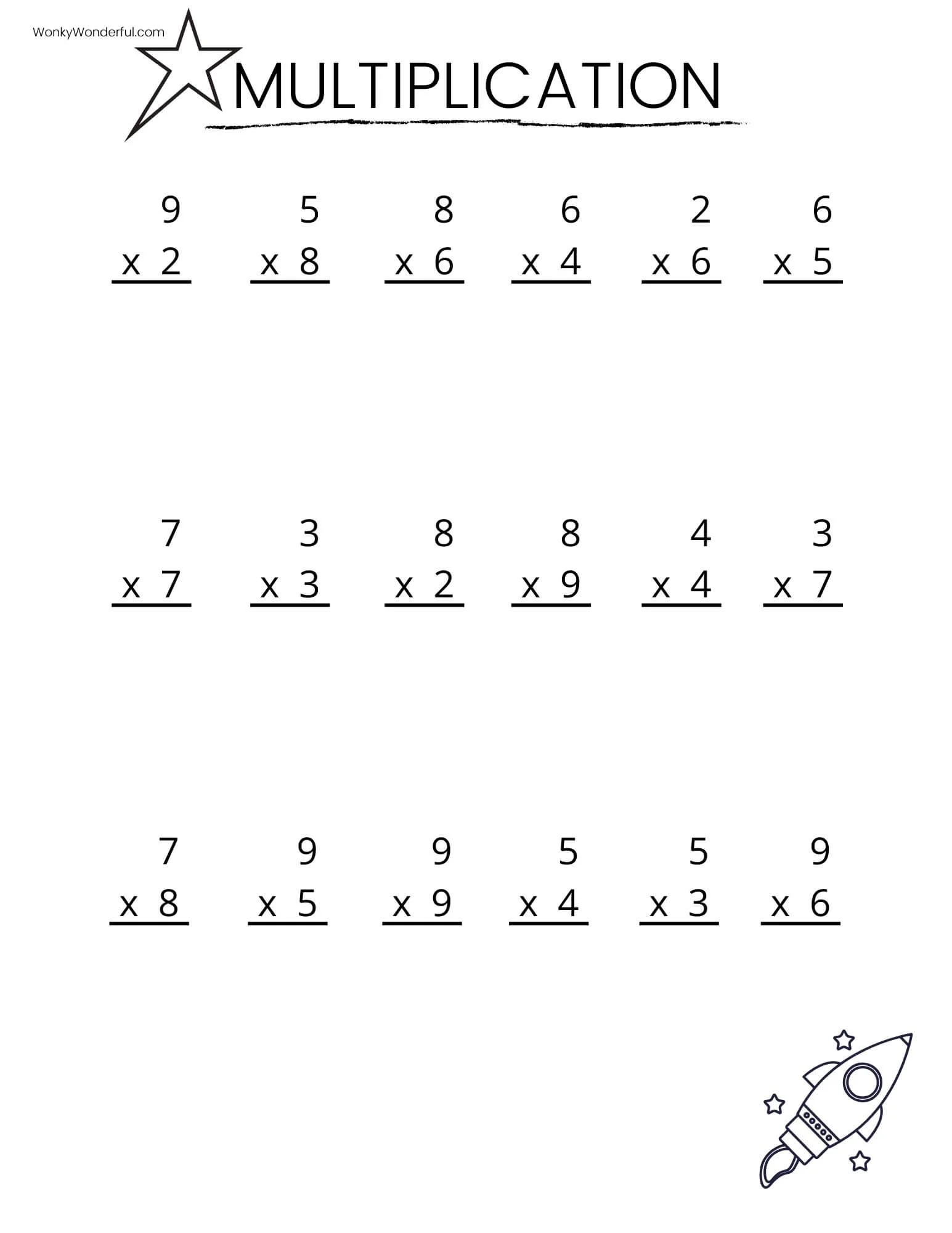 Math Multiplication Worksheets Grade 4 Math Multiplication Worksheets Grade 4