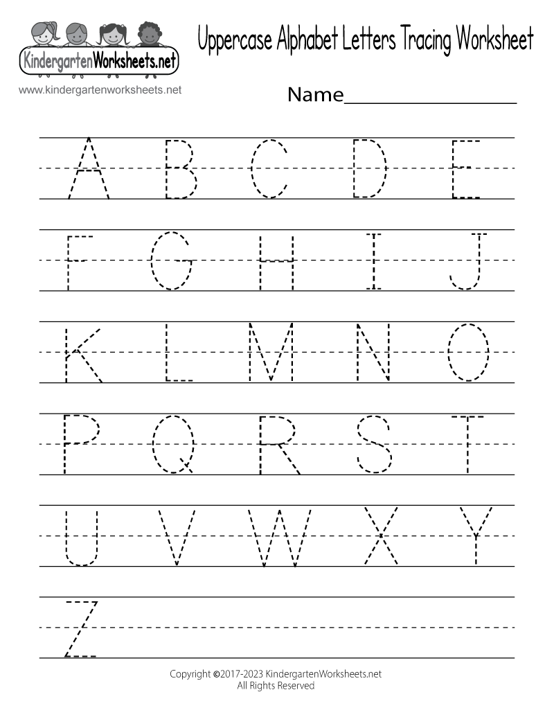 Free Letter Tracing Worksheets For Preschool Free Letter Tracing Worksheets For Preschool