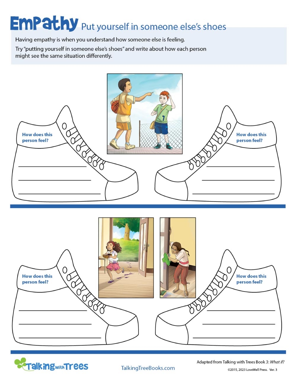 Free Printable Sel Worksheets Free Printable Sel Worksheets