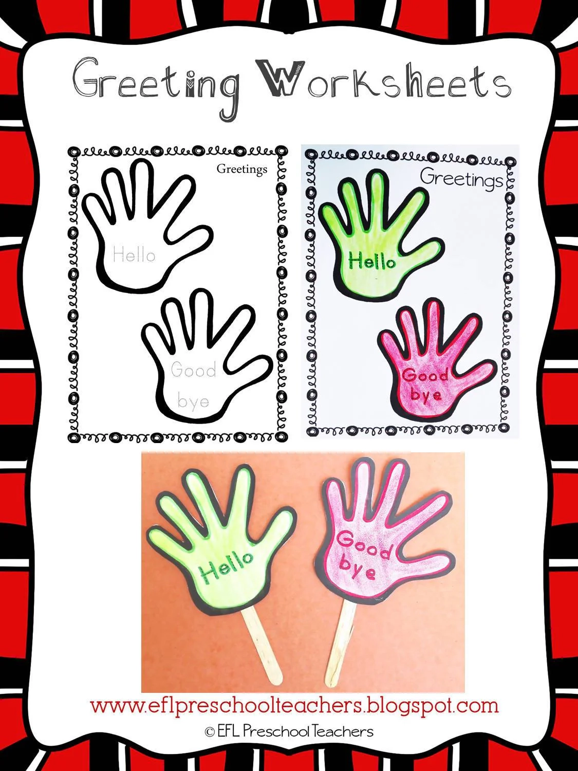 Greetings Worksheet For Preschool Greetings Worksheet For Preschool