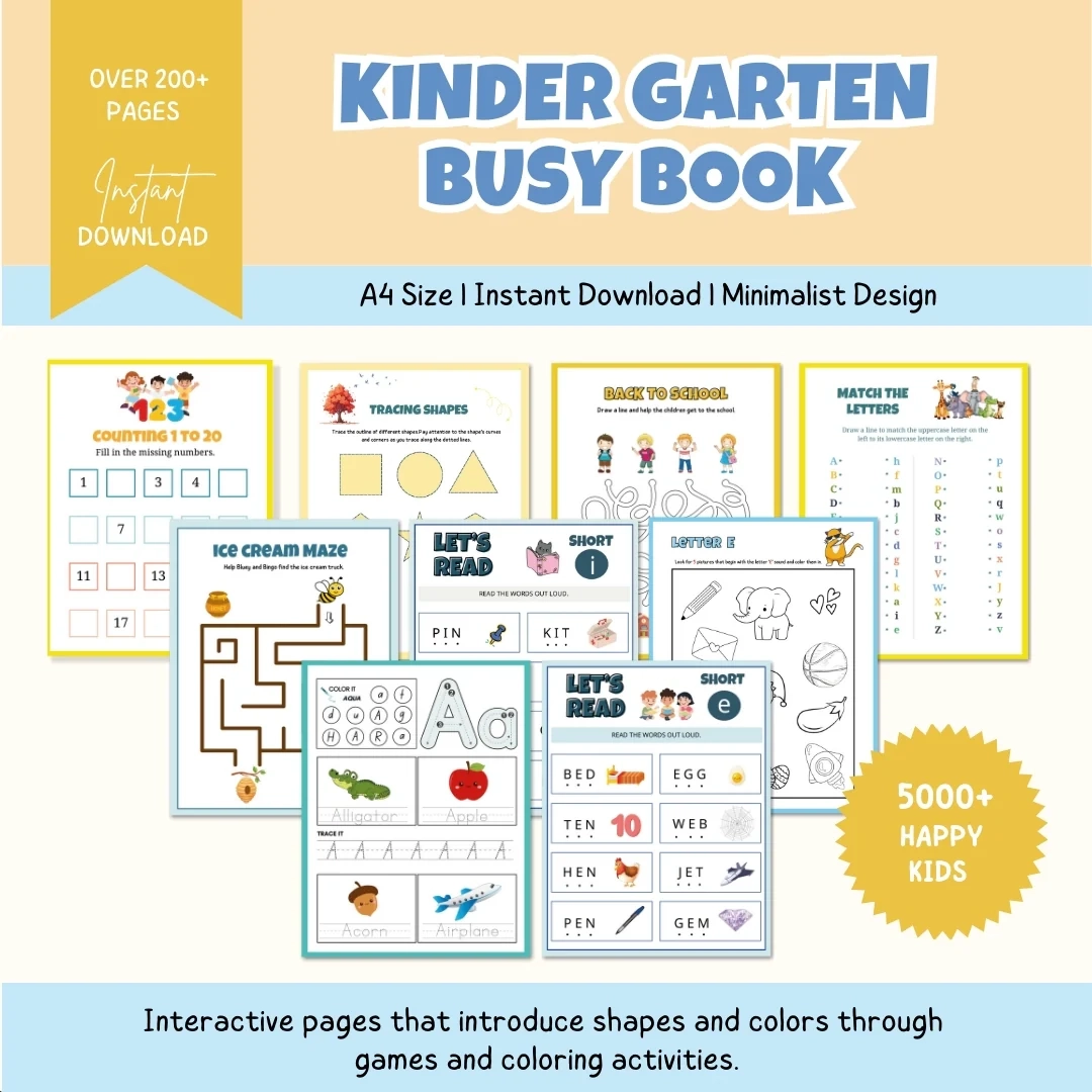 200 Free Worksheets For Preschoolers