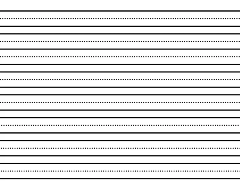 Kindergarten Lined Paper Kindergarten Writing Paper Preschool Writing Paper Preschool Lined Paper Writing Practice Etsy