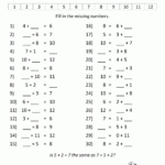 Learning Addition Facts To 12