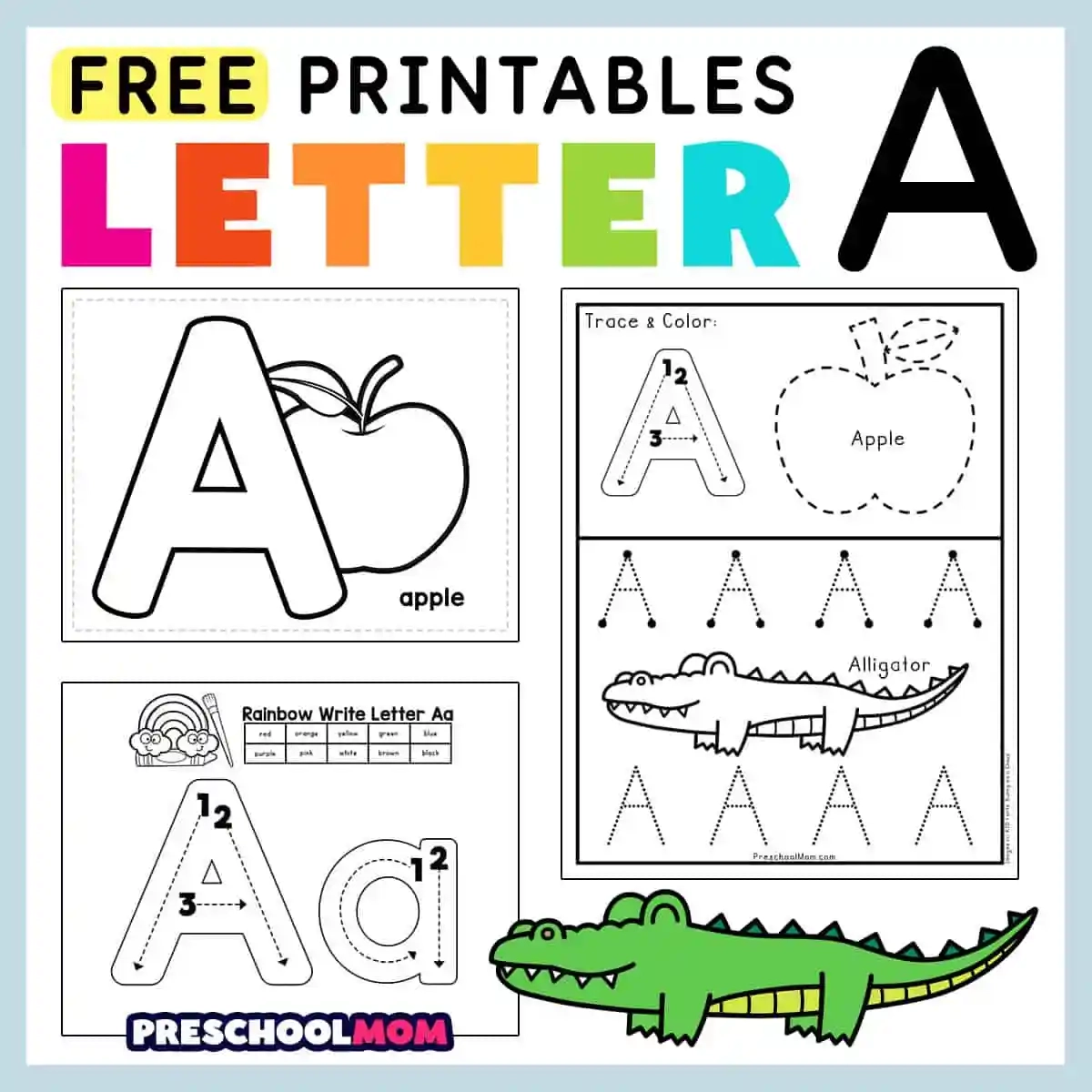 Letter A Printables Preschool Letter A Printables Preschool