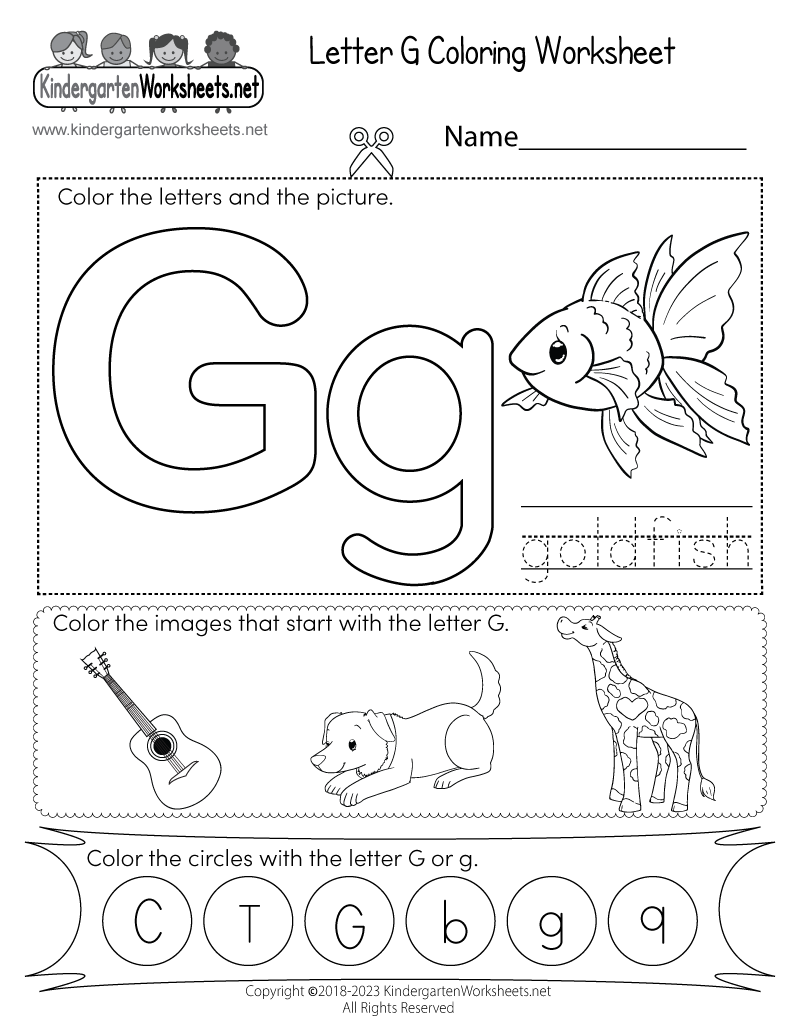 Printable Letter G Worksheets For Preschool Printable Letter G Worksheets For Preschool