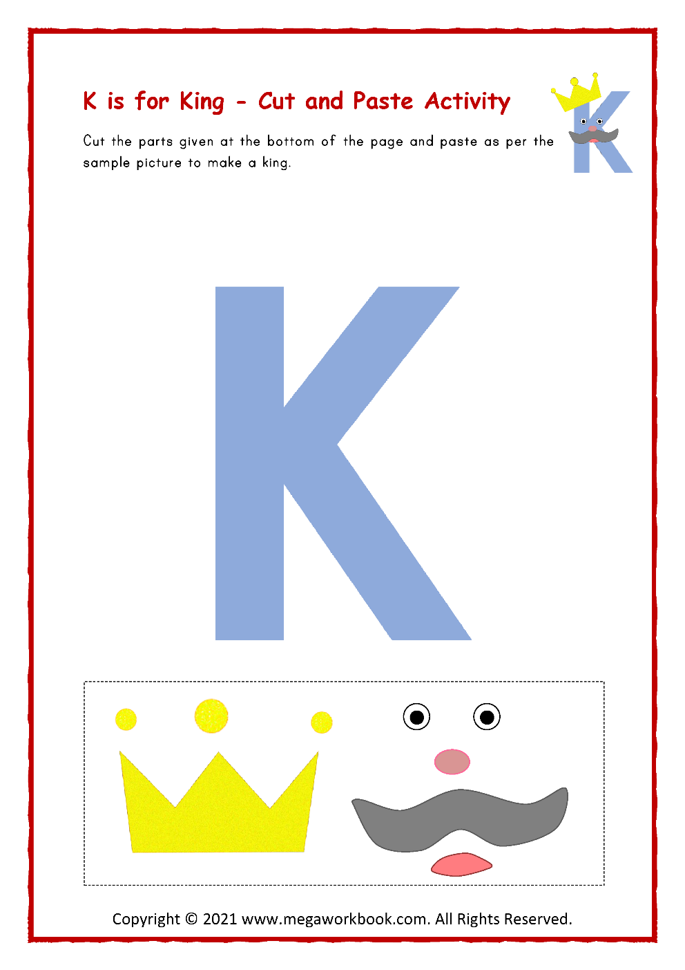 Letter K Crafts For Preschoolers Printable Letter K Crafts For Preschoolers Printable