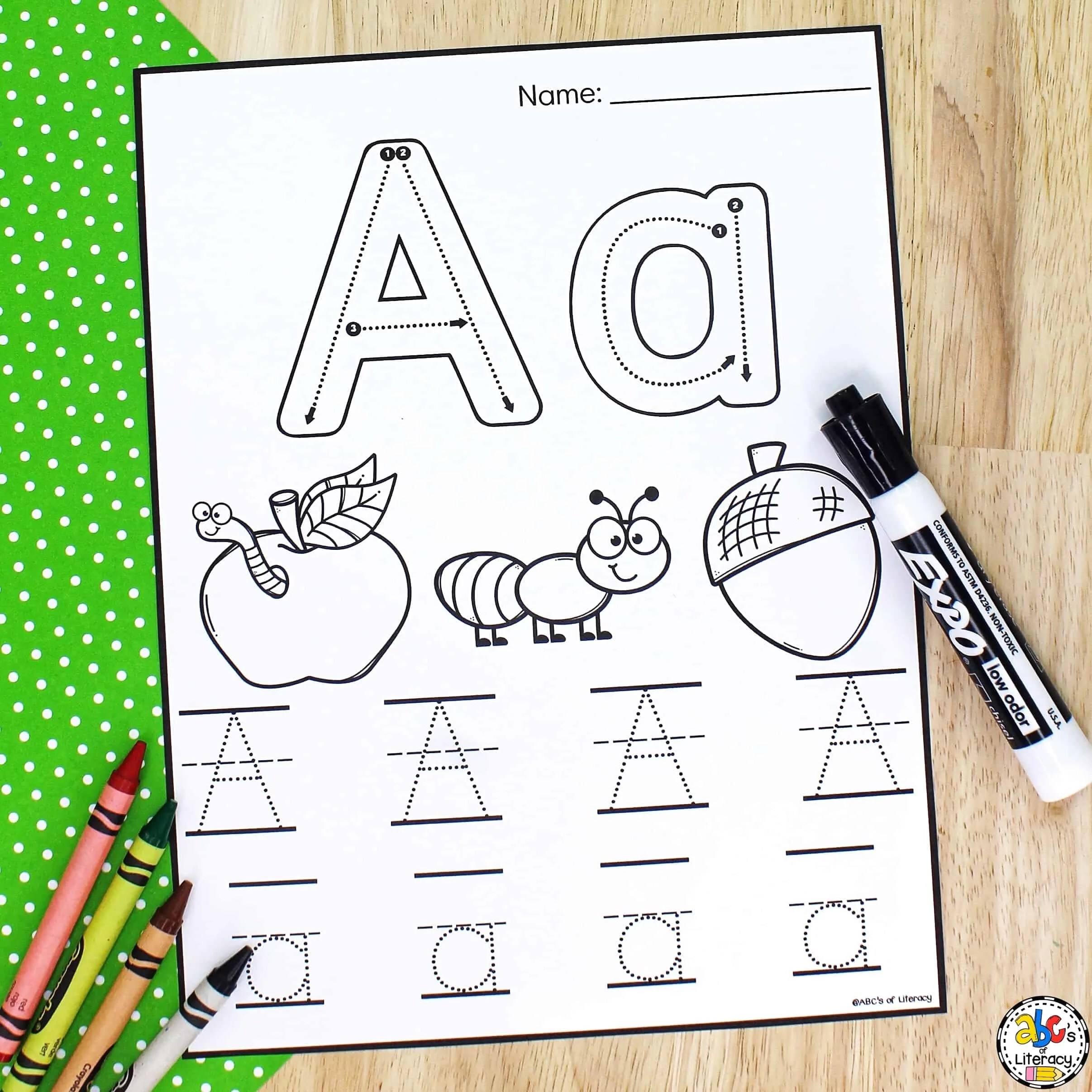 Preschool Printable Letter Tracing Worksheets