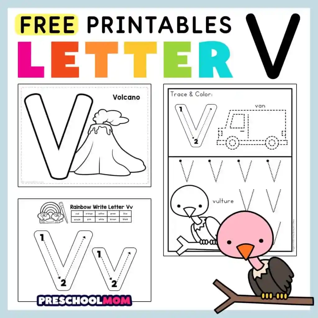 Printable Letter V Worksheet Printable Letter V Worksheet