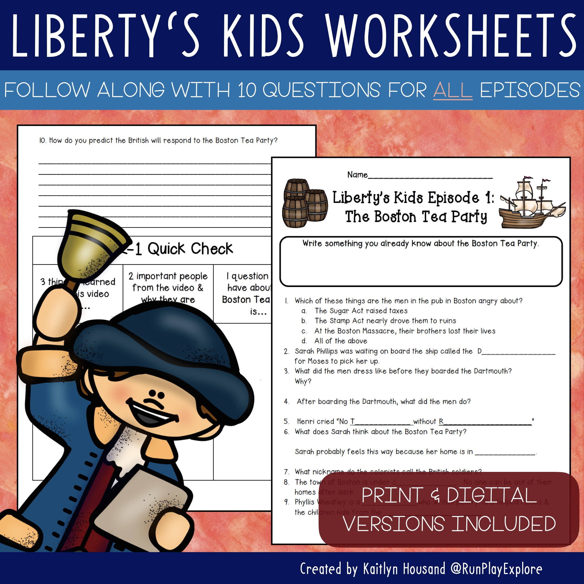 Liberty Kids Free Printable Worksheets Liberty Kids Free Printable Worksheets