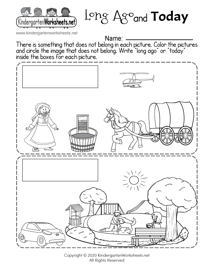 Social Studies Printable Worksheets For Kindergarten