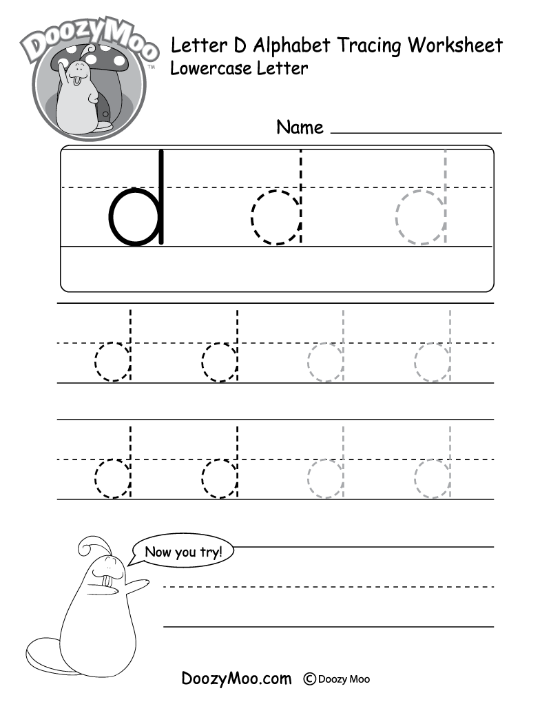 Trace Letter D Worksheets Preschool Trace Letter D Worksheets Preschool