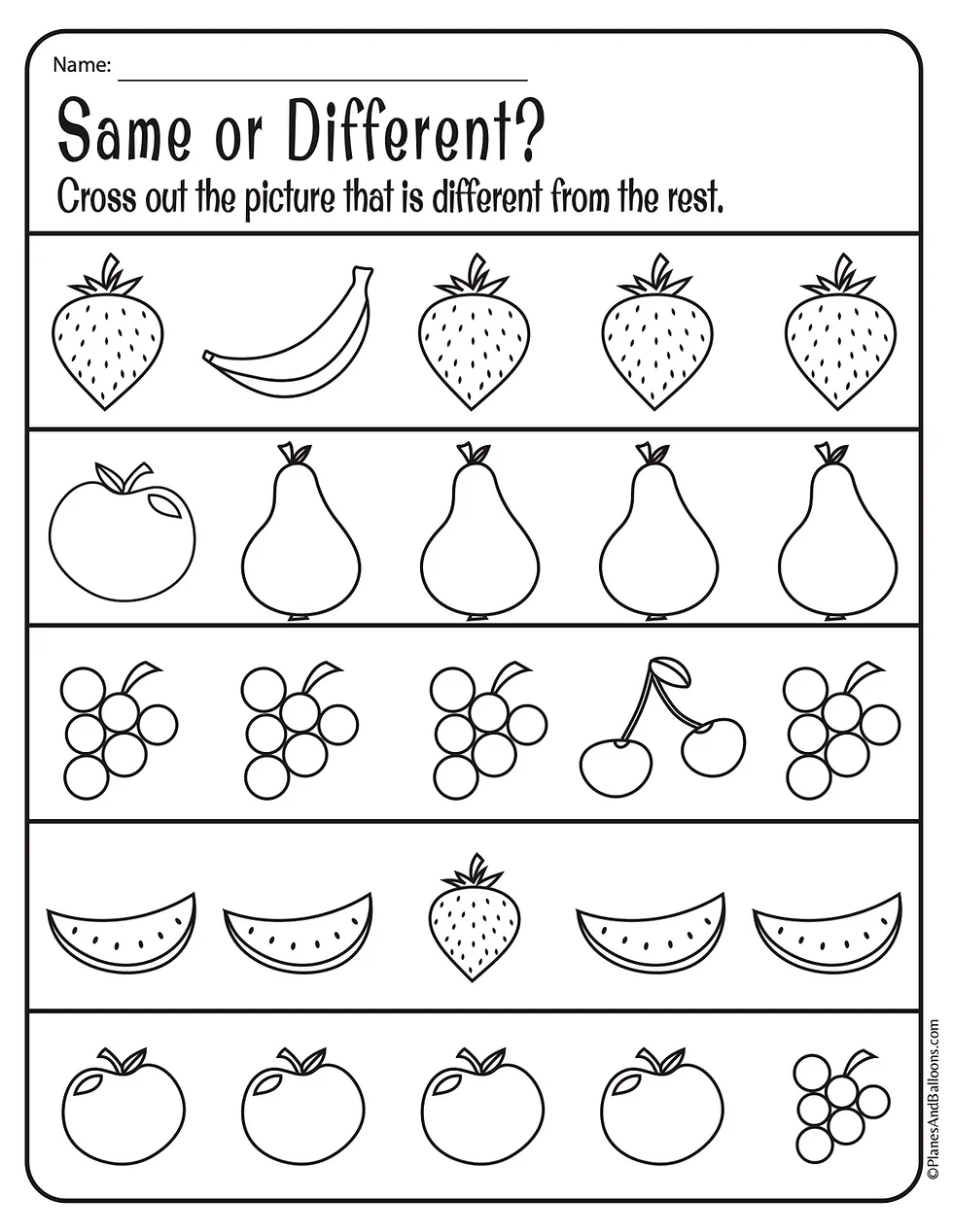 Pre School Worksheets Printable