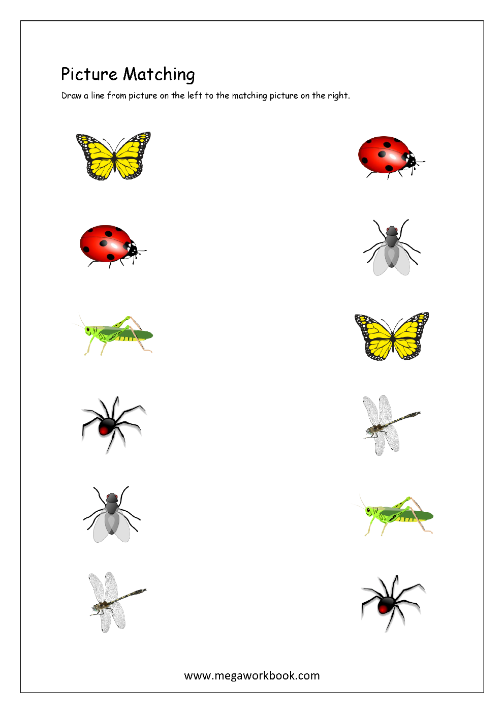 Free Matching Worksheets Printable Free Matching Worksheets Printable