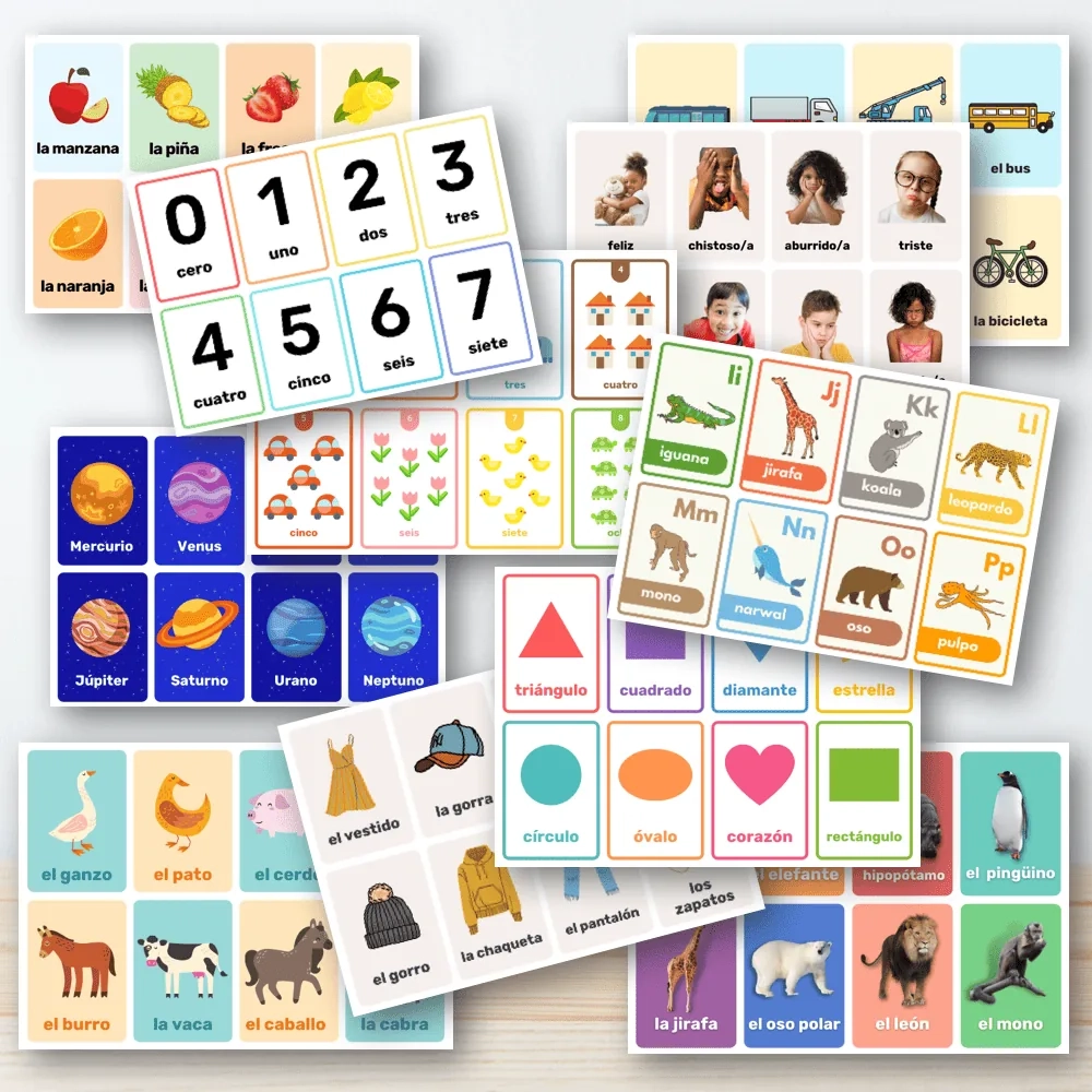 Preschool Spanish Curriculum Free Printable