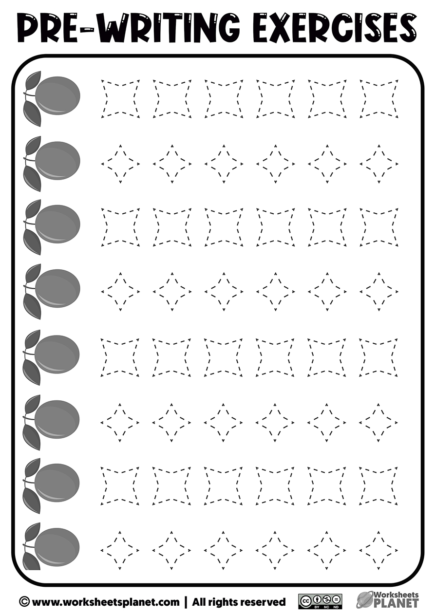 Pre Writing Worksheets Free Printable Pre Writing Worksheets Free Printable
