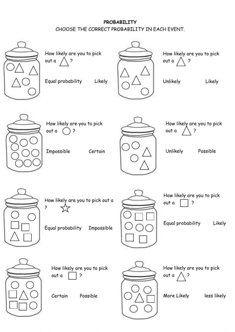 Probability Free Interactive Worksheets 354724