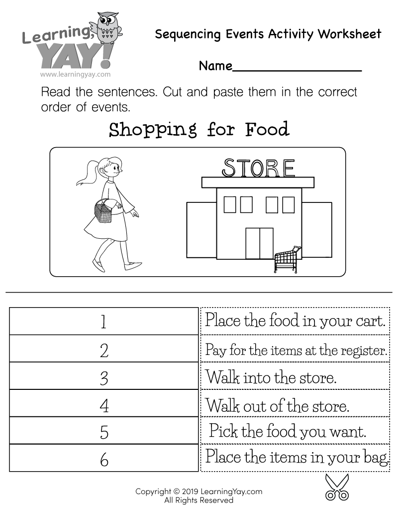 Free Sequencing Worksheets 1st Grade Free Sequencing Worksheets 1st Grade