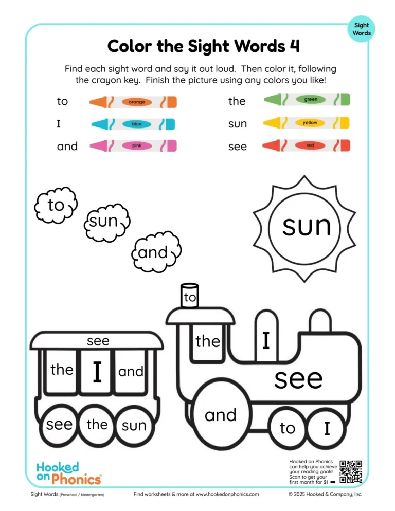 Sight Words Hooked On Phonics