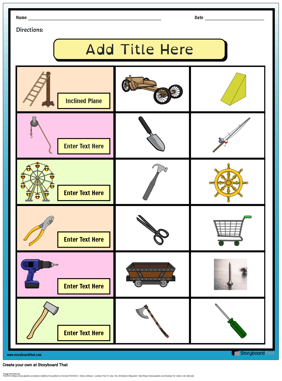 Free Printable Simple Machine Worksheet Free Printable Simple Machine Worksheet